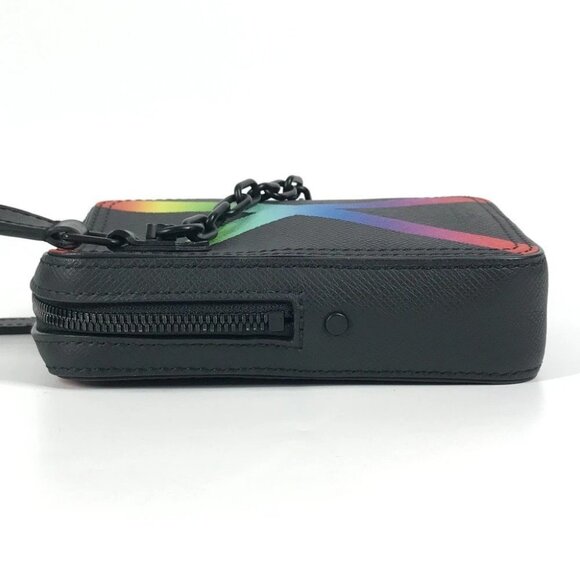 LOUIS VUITTON M30332 Taiga Rainbow Danube-Messenger Bag Pochette Shoulder Bag - Picture 3 of 14